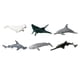 thumbnail image 3 of 6x Simulación Plástico Miniatura Sea Life Animal Modelo Estatuilla Juguetes Educativos Yotijar Mini figura realista, 3 of 7