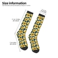 thumbnail image 2 of KLL Insects Of Flowers Print Cool Socks Men's Women's Crew Socks Funny Crazy Novelty Stockings, 2 of 6