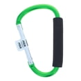 thumbnail image 2 of ASR Outdoor 7 Inch Jumbo Aluminum Carabiner Hiking Cushion Grip - Green, 2 of 6