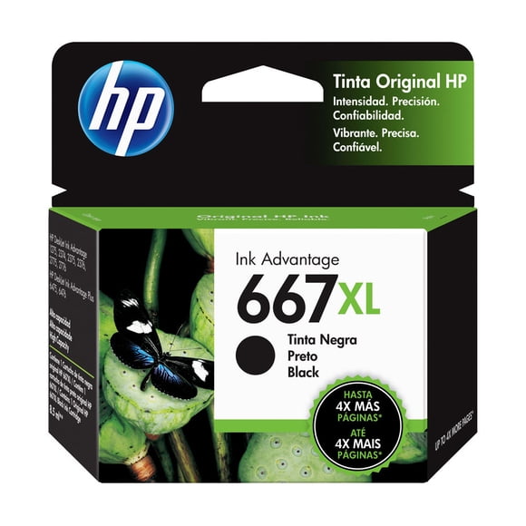 Cartucho de tinta HP 667XL negra (3YM81AL)
