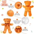 thumbnail image 3 of Oso de peluche de 30 cm, peluche suave y adorable, decoración para fiestas de cumpleaños (rosa), 3 of 5