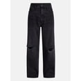 thumbnail image 5 of No Boundaries Distressed Baggy Jeans, 100% Cotton 14 oz Denim, Men's 28x32-42x32, 5 of 5