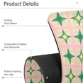 thumbnail image 4 of Yayeee Faucet Mat for Kitchen Sink 14.7" Diatomite Long Splash Guard Pad, Green Symmetrical Stars, 4 of 7