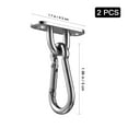 thumbnail image 4 of 2-Pack M5 Stainless Steel Ceiling and Wall Mount Brackets with Hooks for Hammock, Sandbag, Suspension Straps -, 4 of 6