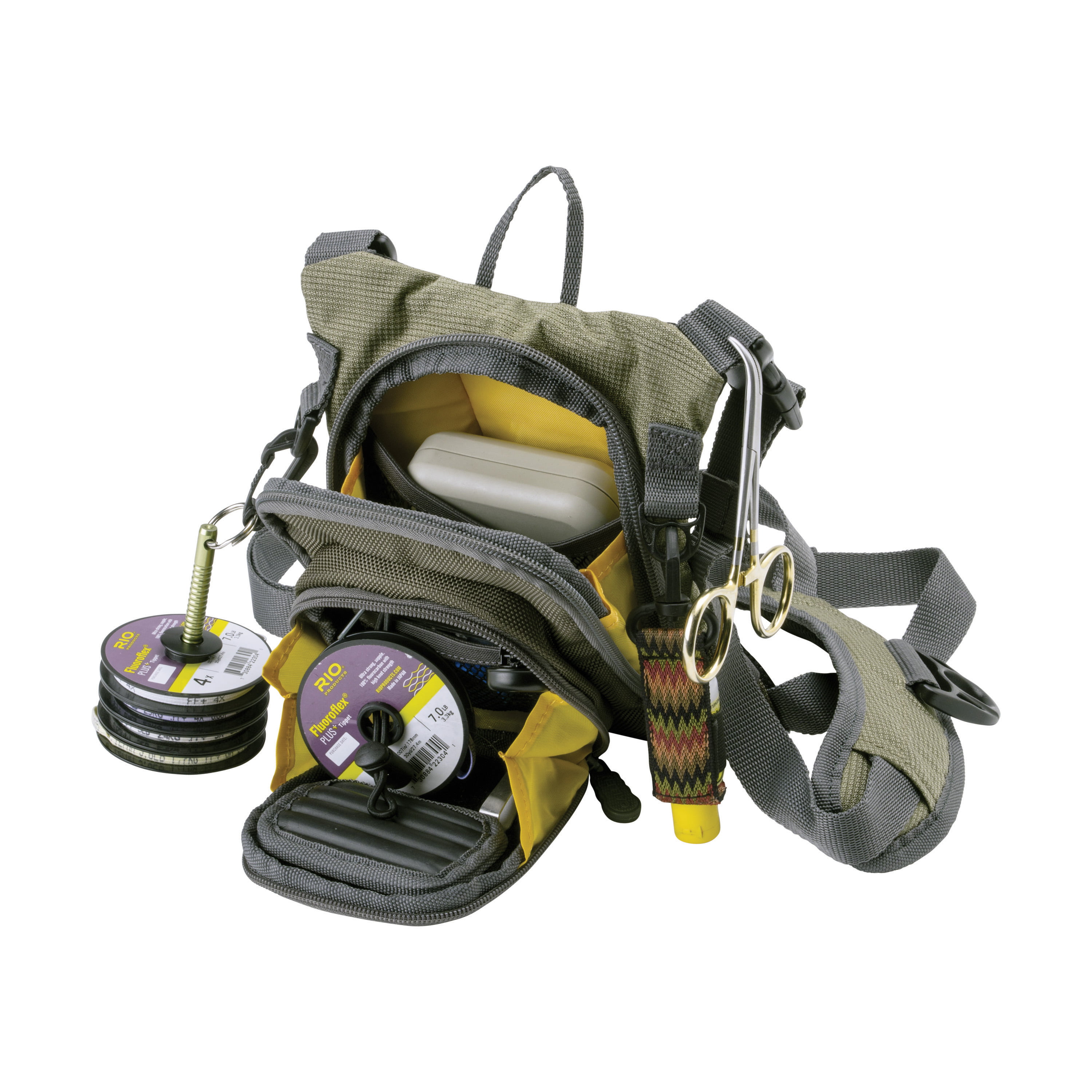 Allen Company Bear Creek Fly Fishing Micro Chest Pack, Olive Green 