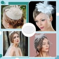thumbnail image 5 of 4Pcs Vintage Round Fascinator Hat Base 5.3 Inch Satin Millinery Base for Wedding Party Hat Craft Making, 5 of 5