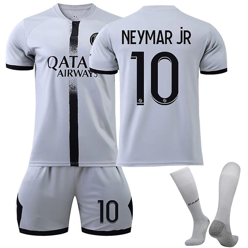 Neymar Jr #10 Kids Football Kits Soccer Jersey Training T-shirt