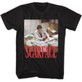 thumbnail image 1 of Scarface Money Stacks Black Adult T-Shirt 6Xl, 1 of 2