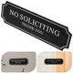 thumbnail image 1 of unbranded No Solicitar Para Hogar En Acrílico Negro Y Portátil Para Puertas, 1 of 8