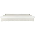 thumbnail image 3 of Awntech 12 Ft Key West Left Motorized Heavy Duty Patio Retractable Awning with Cassette (144in x 9.38in x 120in), Oatmeal Tweed, 3 of 6