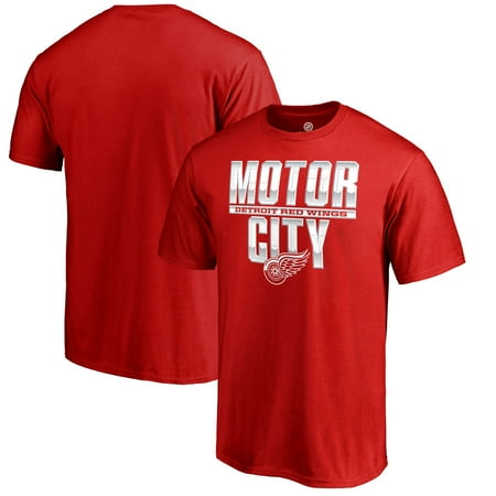 Detroit Red Wings Fanatics Branded Hometown Collection Local T-Shirt - Red