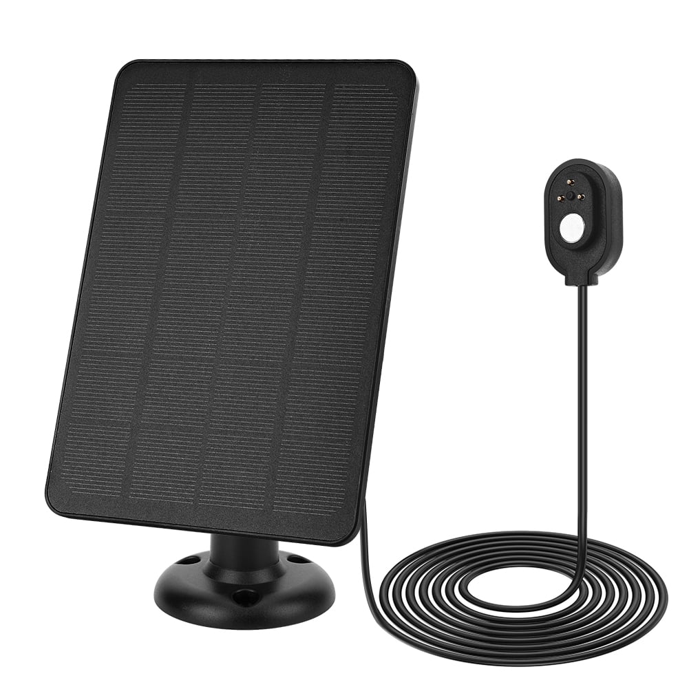 4W 5V Magnetic Solar Panel for Arlo Camera, IP65 Waterproof Solar Charger with 360° Adjustable Wall Mount, 9.8ft Cable for Arlo Ultra/Ultra 2/Pro 5S/Pro 4/Pro 3/Pro 3 Floodlight (Black)