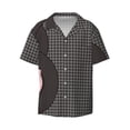 thumbnail image 3 of Balery Vinyl Records Men's Casual Button Down Shirt Short Sleeve Textured Summer Cuban Beach Shirts-XX-Large, 3 of 7