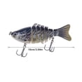 thumbnail image 3 of Robotic Fishing Lure with 3D Swimming Action Self-Swimming Fish Bait for Freshwater Saltwater Attracts Bass Trout for Anglers 3.9 Inches, 3 of 4