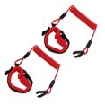 thumbnail image 1 of BESTYASH 2Pcs Boat Engine Lanyard Red TPU Emergency Pull Cord For Boating Enthusiasts Safety, 1 of 8