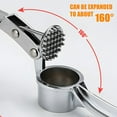 thumbnail image 4 of RuWeoMaa Garlic Press, Garlic Peeler, Garlic Press Stainless Steel, Garlic Crusher, Garlic Roller, Garlic Press, Garlic Masher, Trituradora De Ajo, Garlic Smasher, 4 of 8