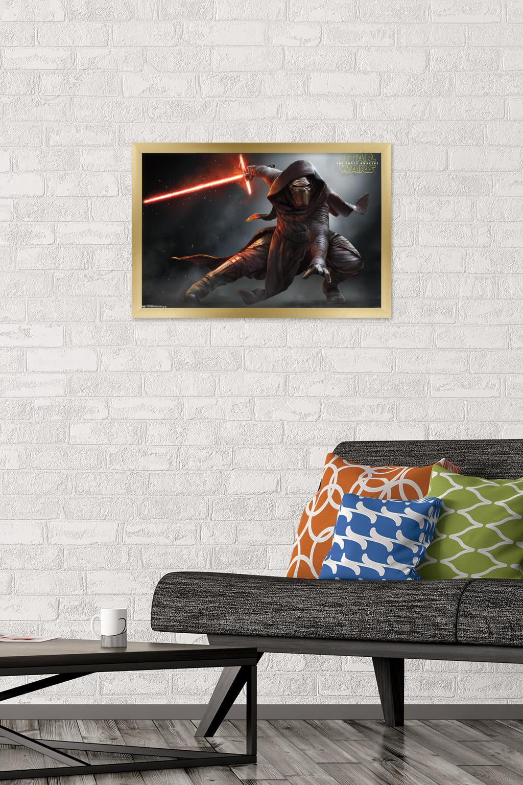 Star Wars: The Force Awakens - Stance Wall Poster, 14.725" x 22.375", Framed
