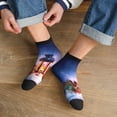 thumbnail image 3 of Pofeuu Lantern On Snow With Christmas Print 30cm Socks, Adult Running Hiking Socks for Youth and Adult, 3 of 7