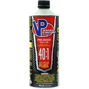 VP Racing Fuels Ready To Use 40:1 Premixed 2-Cycle Small Engine Fuel - 8 Pack, 1 Quart