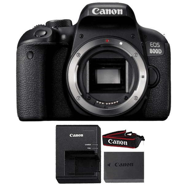 Grafiek Kruis aan Dekking Canon EOS Rebel 800D / T7i 24.2MP Wifi NFC Digic 7 CMOS Digital SLR Camera  Body ONLY Black - Walmart.com