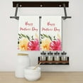 thumbnail image 3 of 2Pcs Best Mom Kitchen Dish Towel Set Spring Flower Cloth Dish Tea Towels Bar Hand Dishcloths Kitchen Rag Happy Mother's Day Decor for Bathroom Kitchen Home Supplies, 3 of 5