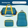 thumbnail image 4 of Wildkin Velour Nap Mat for Toddler Boys and Girls (Blue Stripes), 4 of 8