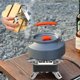 thumbnail image 4 of Estufa portátil de gas para acampar | Aleación de acero inoxidable a prueba de viento | Quemador de cocina al aire libre | Encendido electrónico | Diseño compacto plegable | 5 quemadores | Ideal, 4 of 8