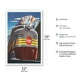 thumbnail image 2 of Canadian Pacific Railway Company - CP FP9A 4040 Diesel Locomotive Train - CPR Logo Beaver Shield - Vintage Travel Poster by Peter Ewart c.1950 - Master Art Print (Unframed) 12in x 18in, 2 of 4