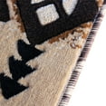 thumbnail image 6 of Emma + Oliver Fe 8x10 Berber Olefin Accent Rug with Complementary Southwestern Pattern in Beige, Black and Brown and Jute Backing, 6 of 7