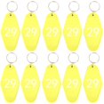 thumbnail image 2 of Tnobhg 10 Pcs Key Tags Vintage Motel Keychain Fade-resistant Smooth Surface Long-lasting DIY Crafts Ornament, 2 of 8