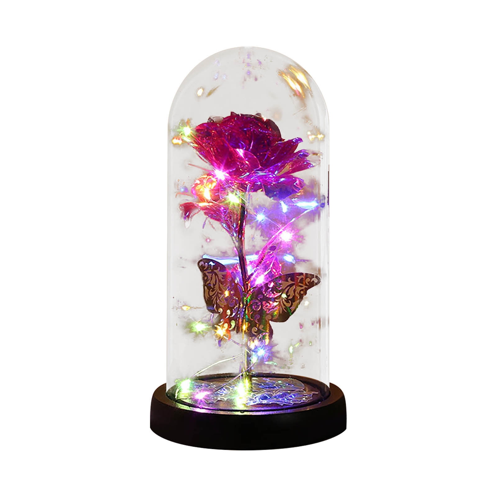 MPWEGNP Valentine'S Day Gift Rose Decoration Transparent Acrylic Cover