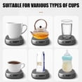 thumbnail image 2 of Coffee Mug Warmer Coffee Cup for Desk with 3 Temperature Setting Beverage for Desk Office Cup Heater, 2 of 9