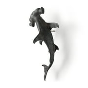 Mercana Acus 24"H Large Blue/Brown Resin Hammer Head Shark Wall Decor