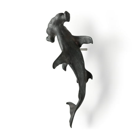 Mercana Acus 24"H Large Blue/Brown Resin Hammer Head Shark Wall Decor