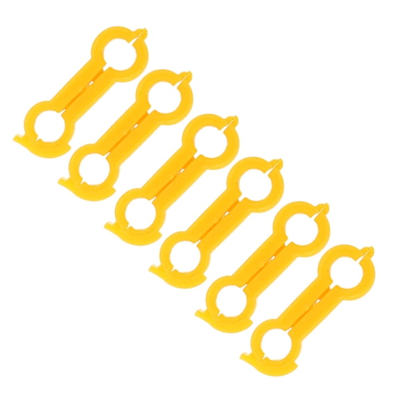 OATIPHO 6Pcs Bird Leg Correction Brace Yellow Comfortable Parrot Foot Alignment Tool