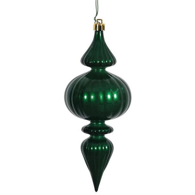 Emerald Candy Ornement de Finial Percé UV - 7 Po. - 6 par Sac