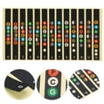 thumbnail image 4 of Fingerboard Decals Frets, Guitar Accessories Sticker For Beginner Learner  For Acoustic Guitars For Electric Guitars Black,Transparent, 4 of 8