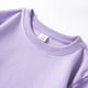 thumbnail image 4 of Blusas y camisas de manga larga con cuello redondo para niños, sudadera deportiva informal de color liso con cuello redondo y manga larga para niñas, top de poliéster, 4 of 8