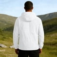 thumbnail image 5 of LEKWK Men's Sweatshirts and Hoodies Lightweight Windbreaker Zip up Hoodie Full Zip Chest Pocket Lightweight Hoodie Breathable Outdoor Running Fishing, 5 of 8