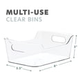 thumbnail image 3 of Plastic Storage Bins for Kitchen Organization Pantry Organization and Storage  Closet Organizers Fridge Organizer 6PCS, 3 of 6