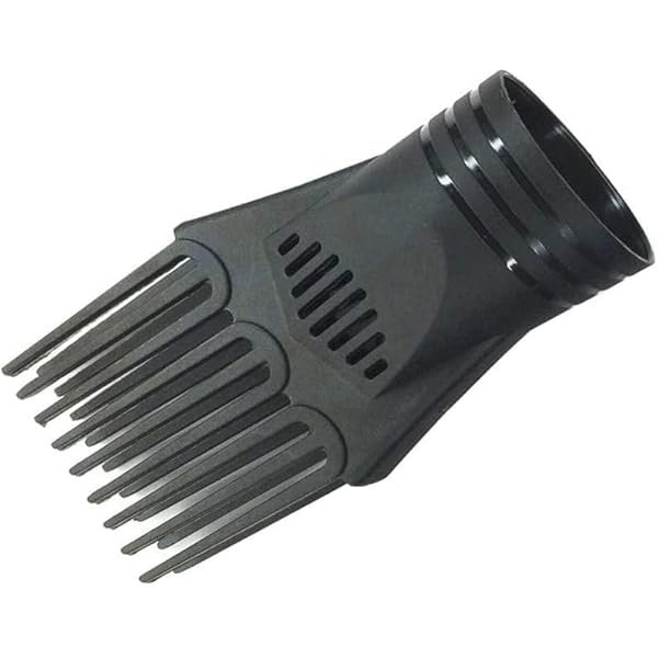 wonim44 Universal Hairdressing Nozzle - Plastic Blow Comb Attachment for Hair Styling, Straightening and Detangling Fine, Curly or Natural Hair
