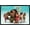 Black Framed Version, variant on Disney Moana 2 - Group Wall Poster, 22.375" x 34" Framed