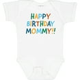 thumbnail image 3 of Inktastic Happy Birthday Mommy Boys or Girls Baby Bodysuit, 3 of 5