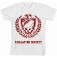thumbnail image 3 of American Football Tailgating Society Youth White Crew Neck Short Sleeve Tee-XL, 3 of 4
