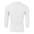thumbnail image 3 of H2H Mens Casual 3/4 Sleeves Slim Fit Henley T-shirts, 3 of 6