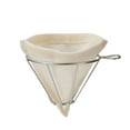 thumbnail image 1 of Filtro de café de tela de franela, filtro de tela, filtro de cono de café para acampar, 1 of 8