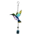 thumbnail image 1 of 17\'\'-31\'\' Campanas de viento grandes Colibrí con aleteo Colibrí azul con campana, 1 of 6