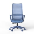 thumbnail image 4 of Silla de oficina colorida ergonómica 300lb (aproximadamente 149.7kg) Silla de computadora de soporte lumbar ajustable, 4 of 5