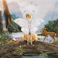 thumbnail image 4 of Orangide Sparkly Elf Wings with Elastic Straps, Adjustable Costume Accessory for Girls Women, Dress Up for Holiday Party Masquerade Role Play and Fantasy Events, 4 of 4