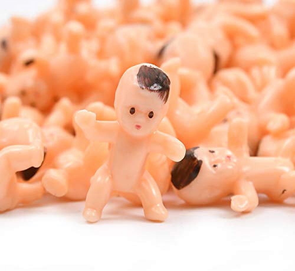 36 Bébés En Plastique Miniatures - Décoration Baby Shower, Jeu Glaçon, Cadeau, Couleur Latino